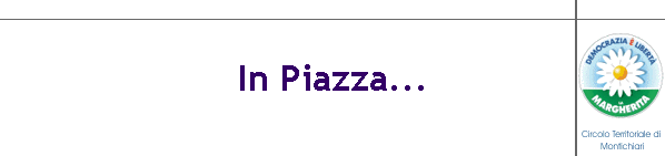 In Piazza...