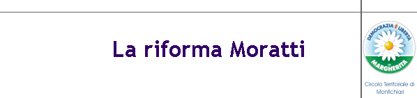La riforma Moratti