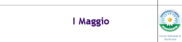 I Maggio