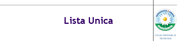 Lista Unica
