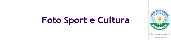 Foto Sport e Cultura