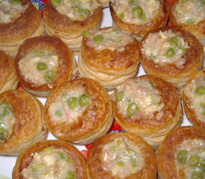 Vol au Vent con Petto di Pollo e Besciamella