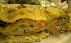 Lasagne al Forno con Verdure e Pinoli