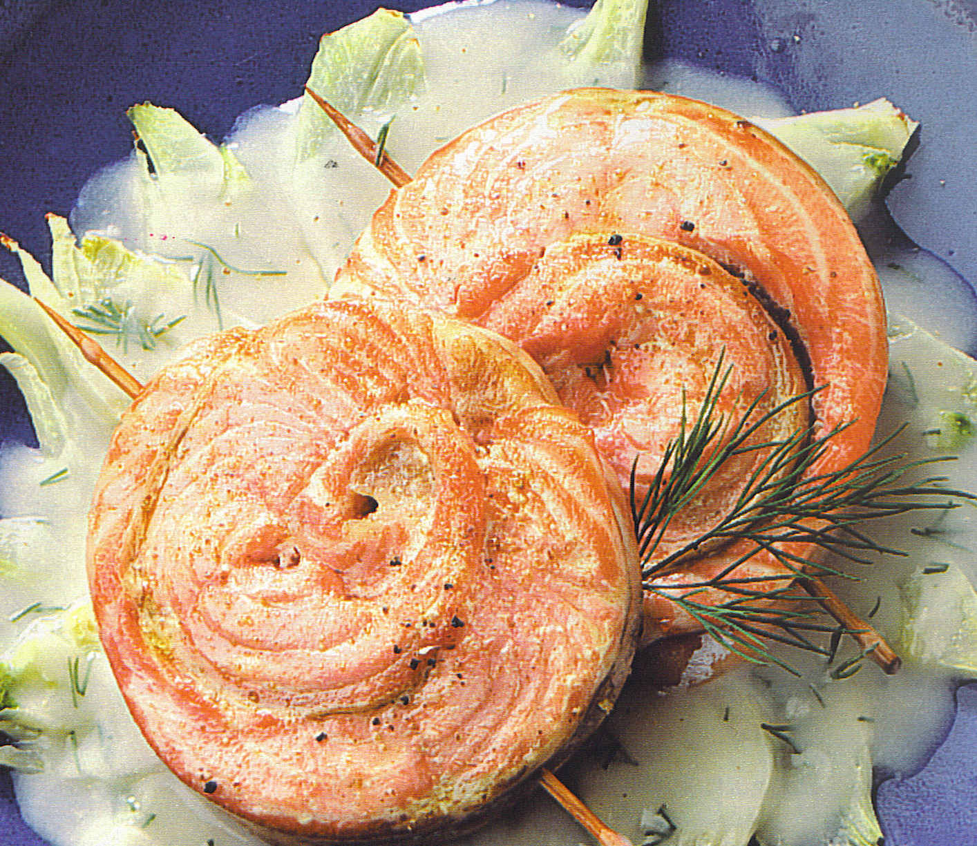 Salmone con Finocchi e Salsa all'Anice