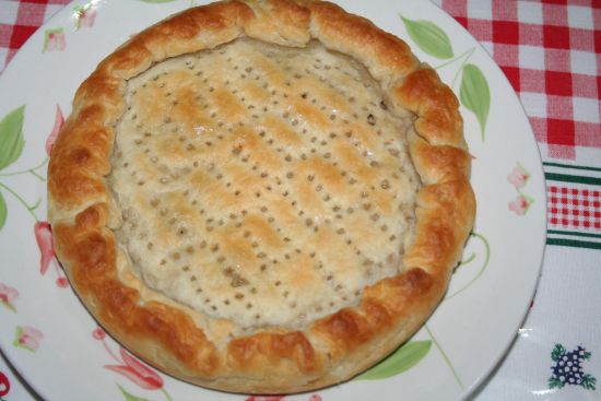 Torta Salata di Polpo e Scarola