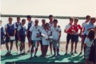 1992 Genova Pr - Campionati Italiani Quattro di Coppia Juniores Cappi Francesco, Meroni Mario, Lanza Ludovico, Fazio Stefano tim. Bruno Stefania