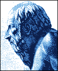 Profilo di Diogene, che visse in una botte