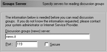 News Server Specification