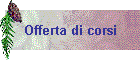 Offerta di corsi