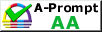 A-Prompt Version 1.0.6.0 checked. WAI level 'double A'