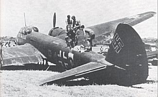 Ju 88 of 2./NJG 2 crash-landed at Catania in 1942