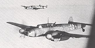 Bf 110 G-4 from 9./NJG3 on a daylight sortie against the USAAF B-17