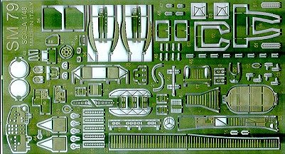 Photoetched details for 1/48 Sparviero kit 