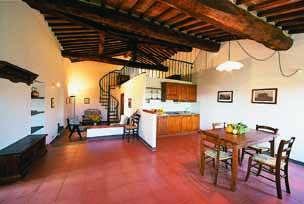 Tuscany farmhouse living room 