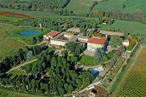 Tuscany park in Chianti near Siena at Monaciano