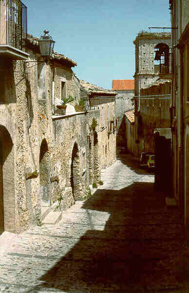 Gerace - old town centre