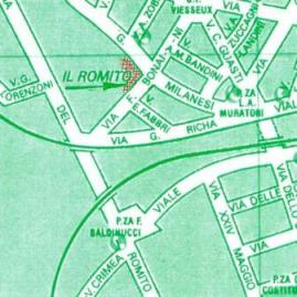 Mappa di Firenze: quartiere Romito