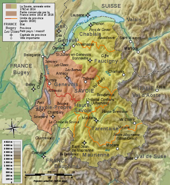 Savoia e Svizzera savoiarda