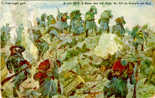 6 luglio 1915 Krn Monte Nero (visto dai tedeschi)