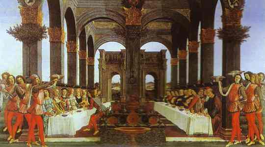 Sandro Botticelli, La Novella di Nastagio degli Onesti, Charlbury, Collezione Walney