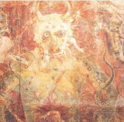 Buffalmacco, particolare dell'affresco del Camposanto di Pisa