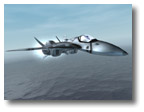 Shiny VF-11 over the sea