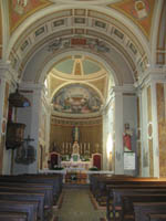Valmorbia - interno della chiesa