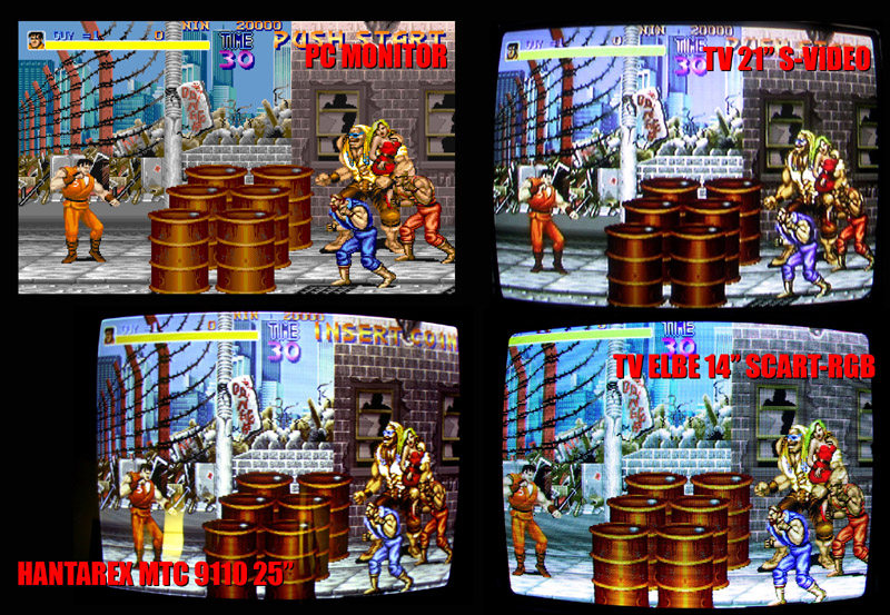 FINAL FIGHT ON VGA SCART RGB CABLE