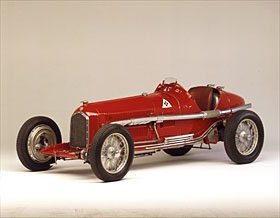 La 93 esposta nel museo Alfa Romeo di Arese