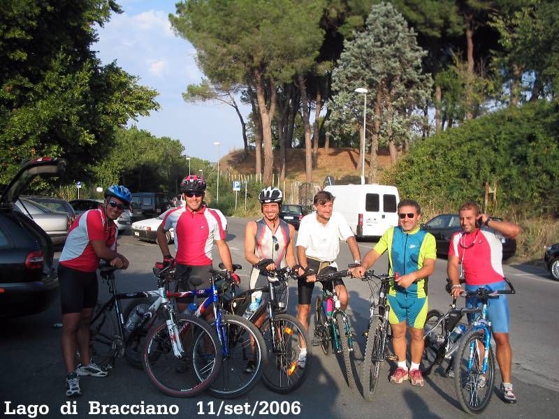 In bicicletta per il giro del Lago di Bracciano