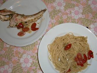 Gallinella acquapazza con spaghetti 07.jpg